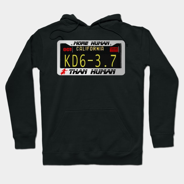 Blade Runner 2049 Officer K KD6-3.7 License Plate Hoodie by specialdelivery